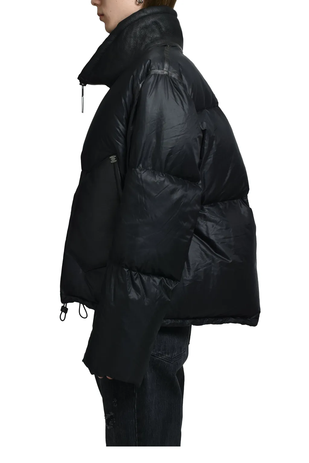 Down High Neck Bombers / Noir Reactive