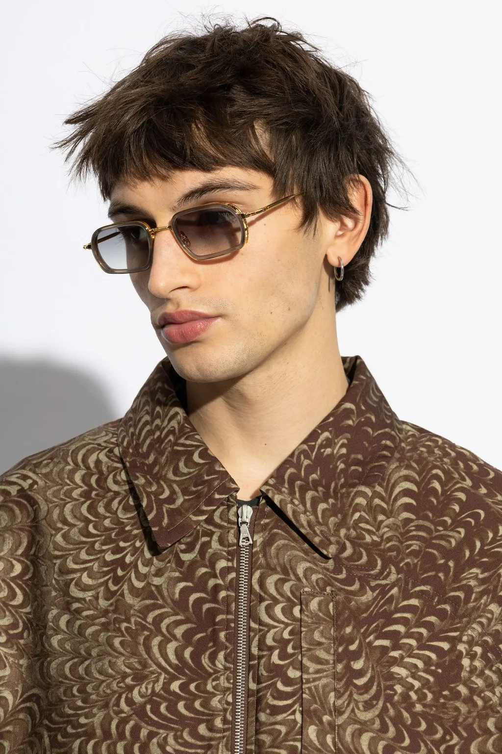 John Dalia Martin Rectangular Sunglasses