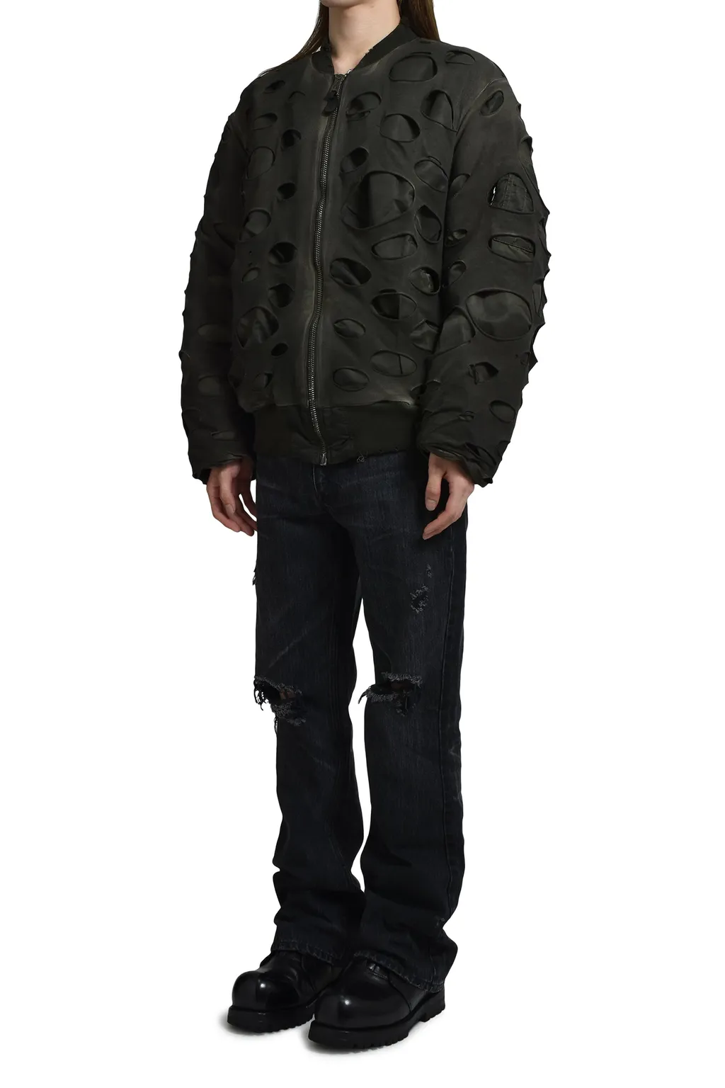 Double Layer Bomber Ats / Army Oil Wash