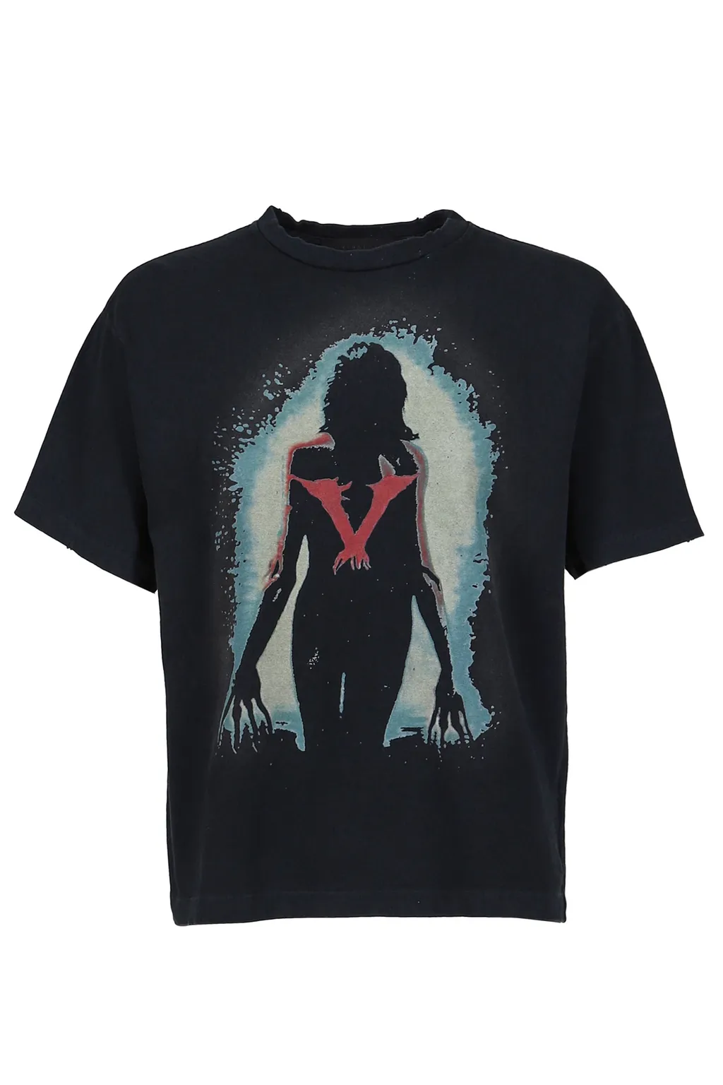 V T-Shirt / Black
