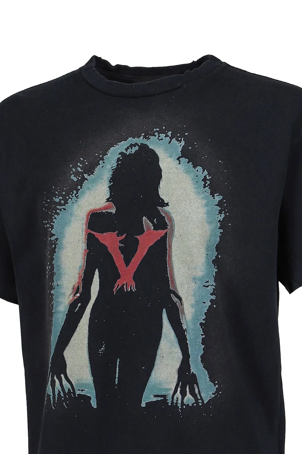 V T-Shirt / Black