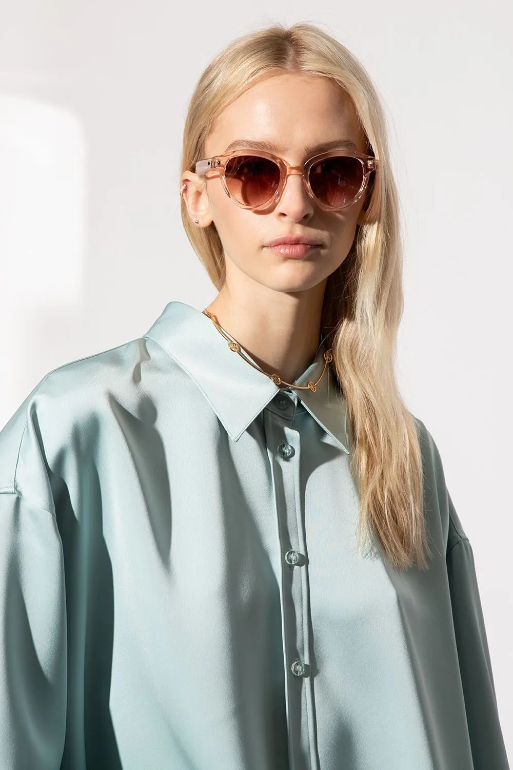 John Dalia Ornella Round Sunglasses