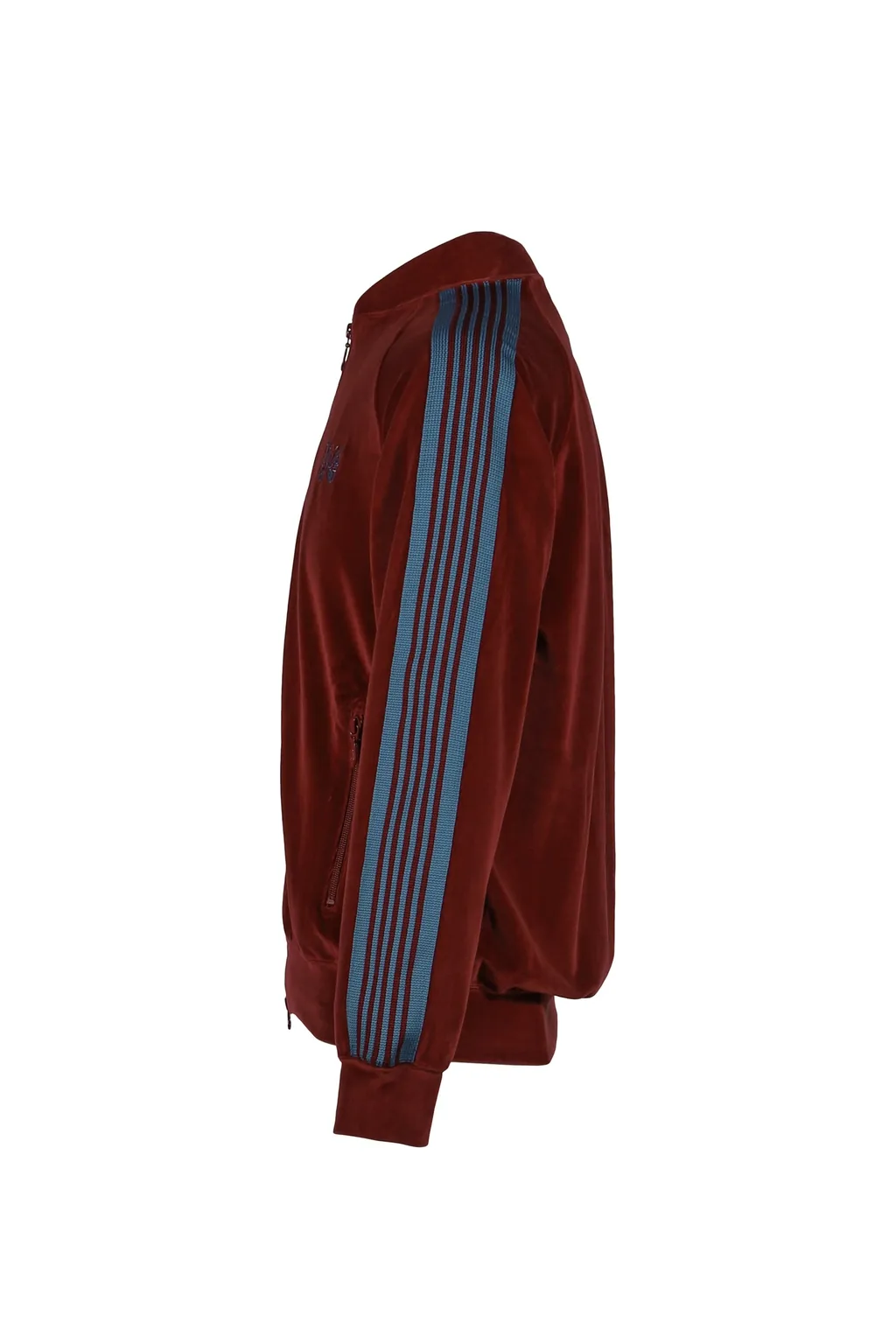 Rib Collar Track Jacket - C/Pe Velour / Bur