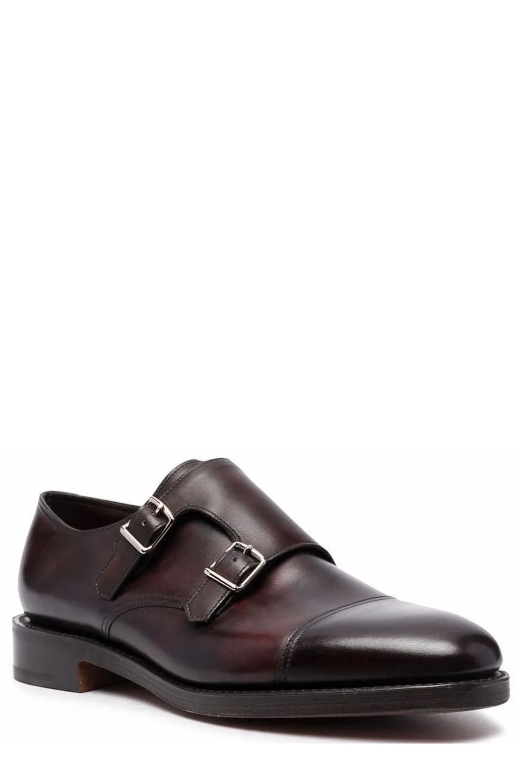 John Lobb William Double Buckle Monk Shoes