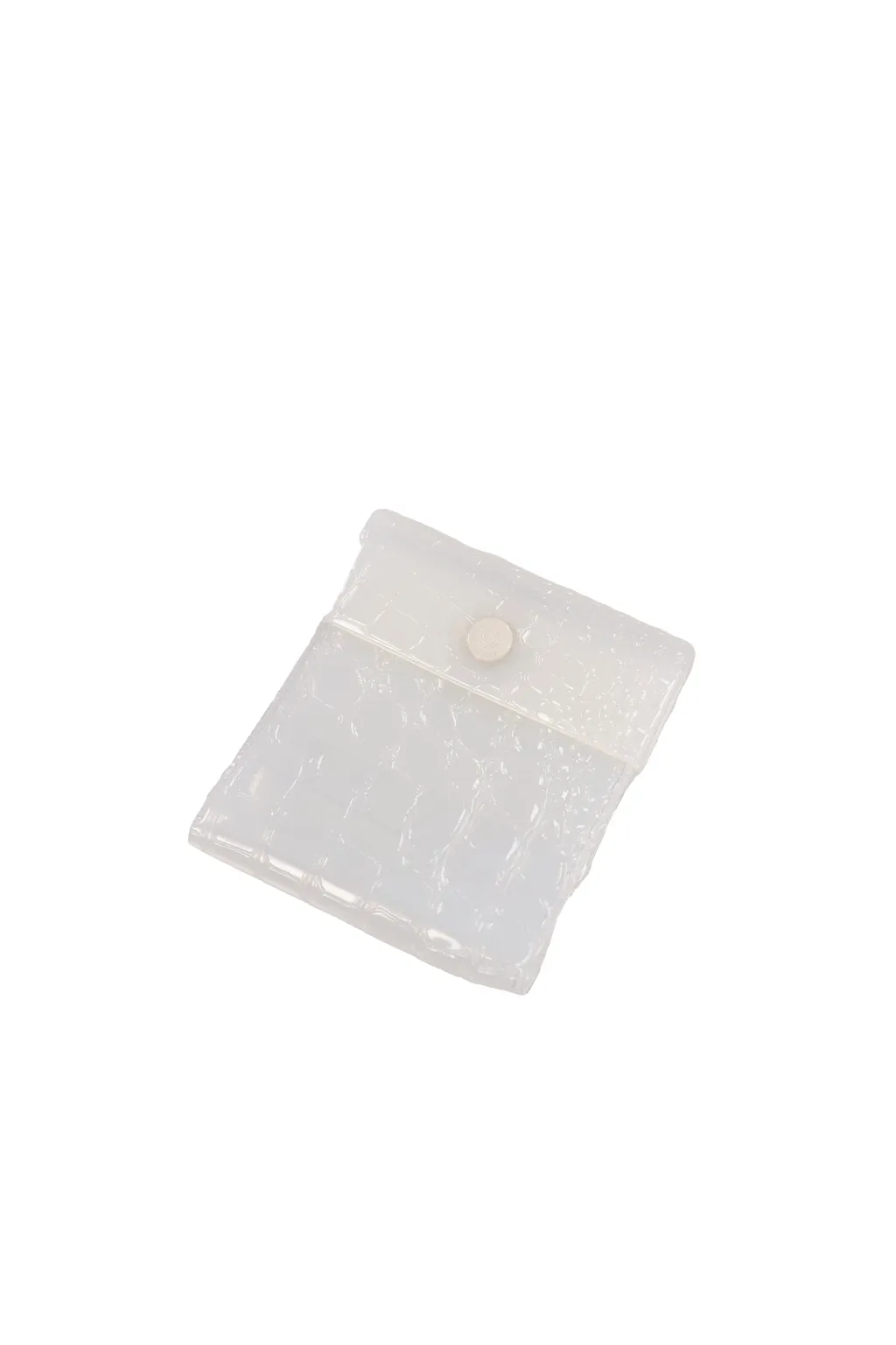Nothing To Hide Vinyl Card Wallet / Wht