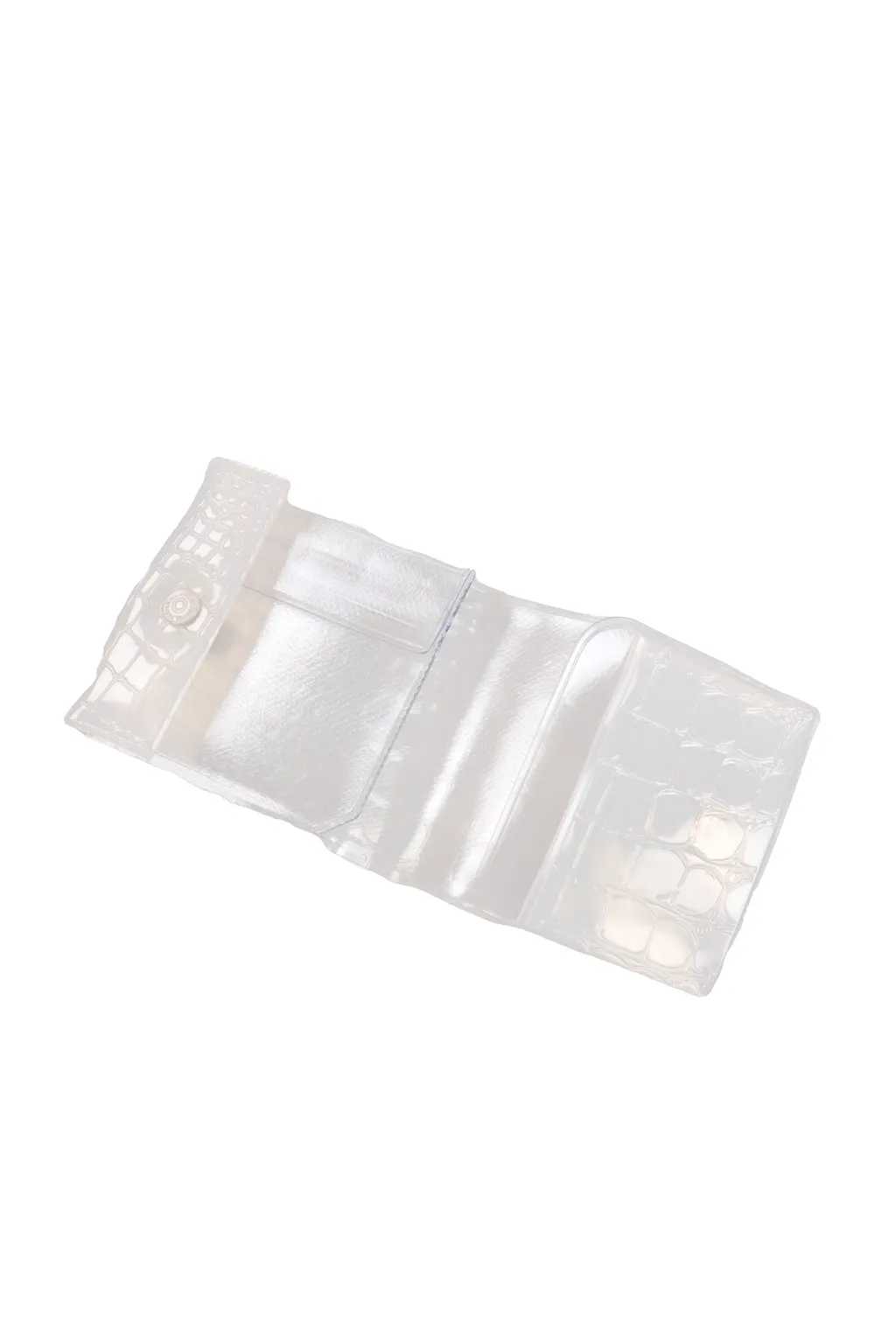 Nothing To Hide Vinyl Card Wallet / Wht