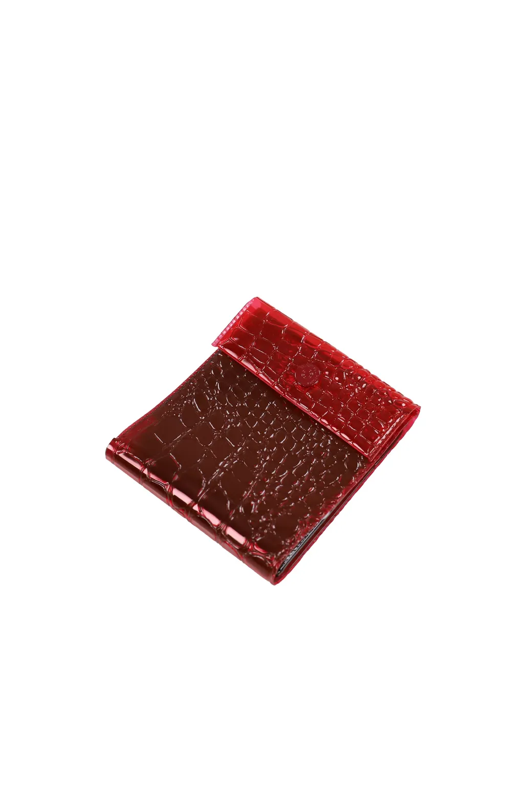 Nothing To Hide Vinyl Card Wallet / Red