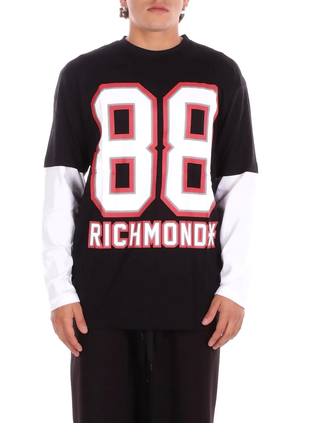 John Richmond 88 Printed Long-Sleeved T-Shirt