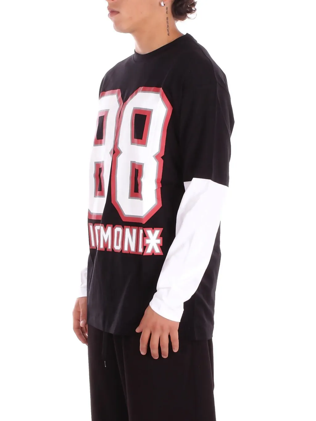 John Richmond 88 Printed Long-Sleeved T-Shirt