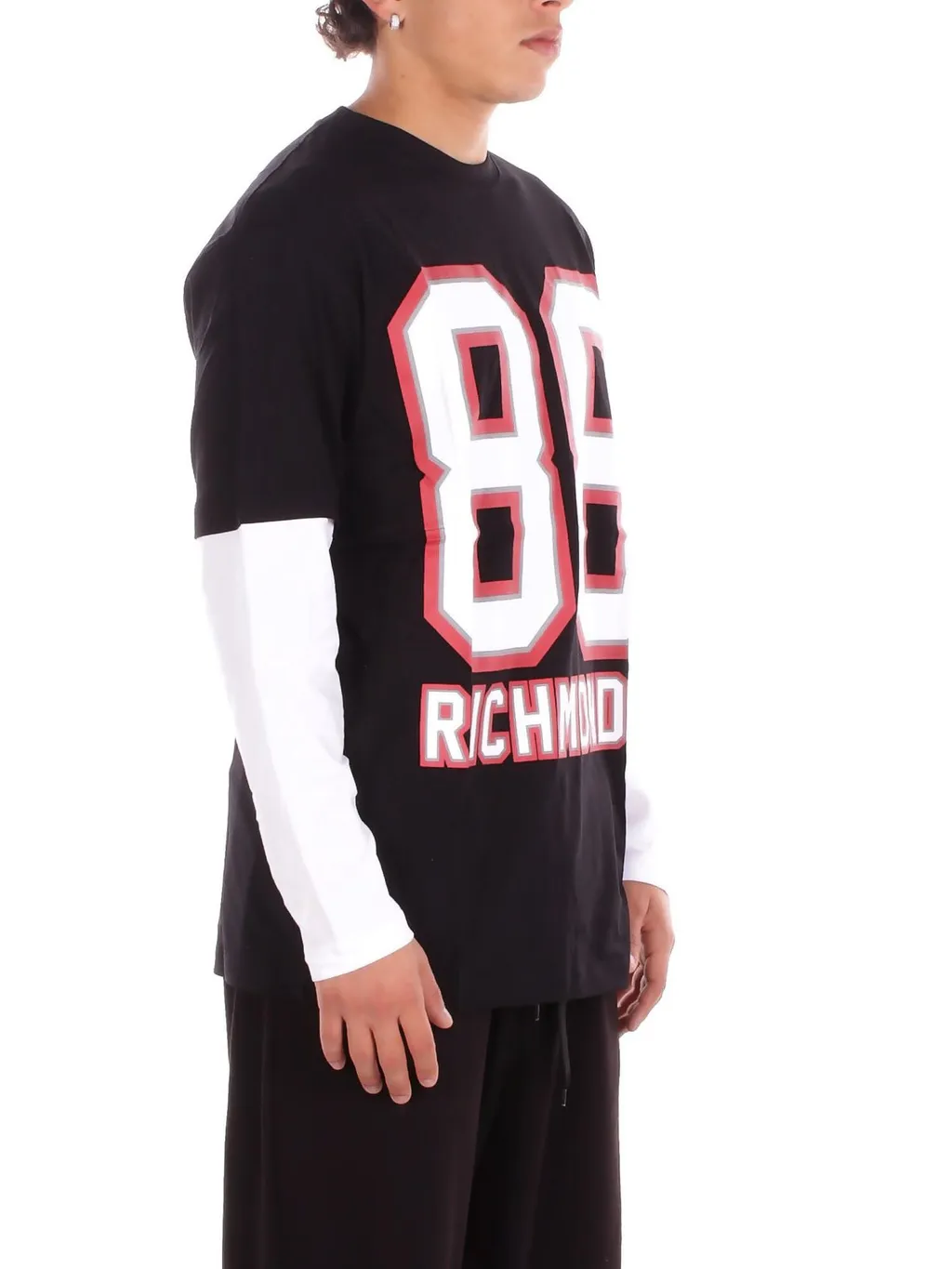 John Richmond 88 Printed Long-Sleeved T-Shirt