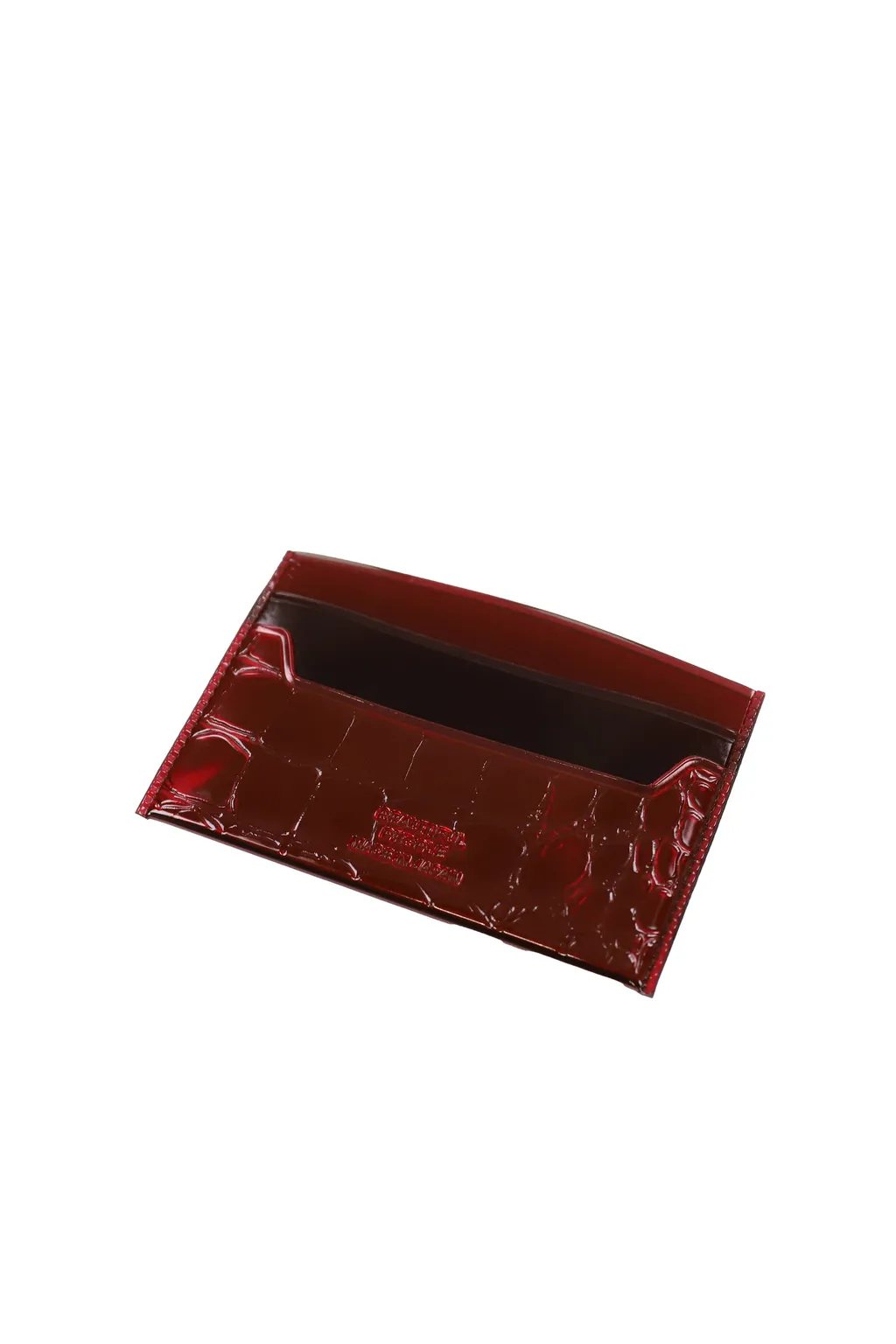 Nothing To Hide Vinyl Card Case / Red