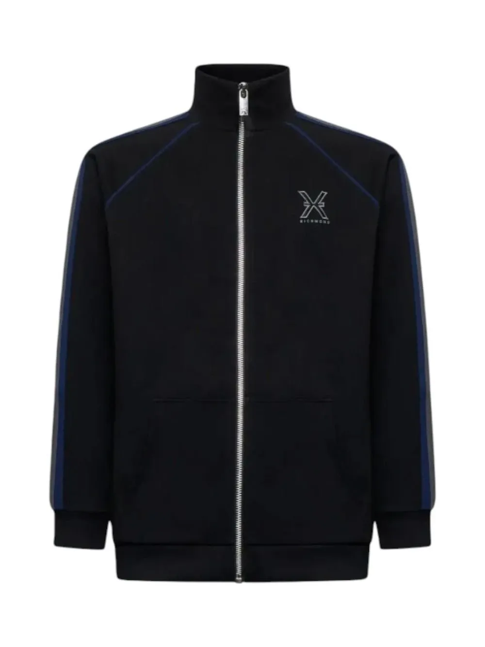 John Richmond Logo-Detailed Zipped Sweatshirt
