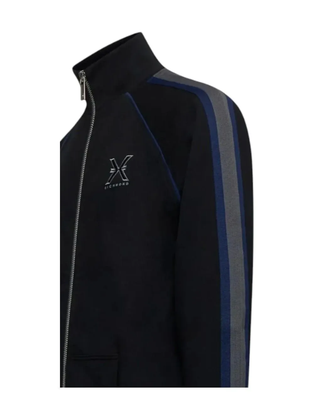John Richmond Logo-Detailed Zipped Sweatshirt