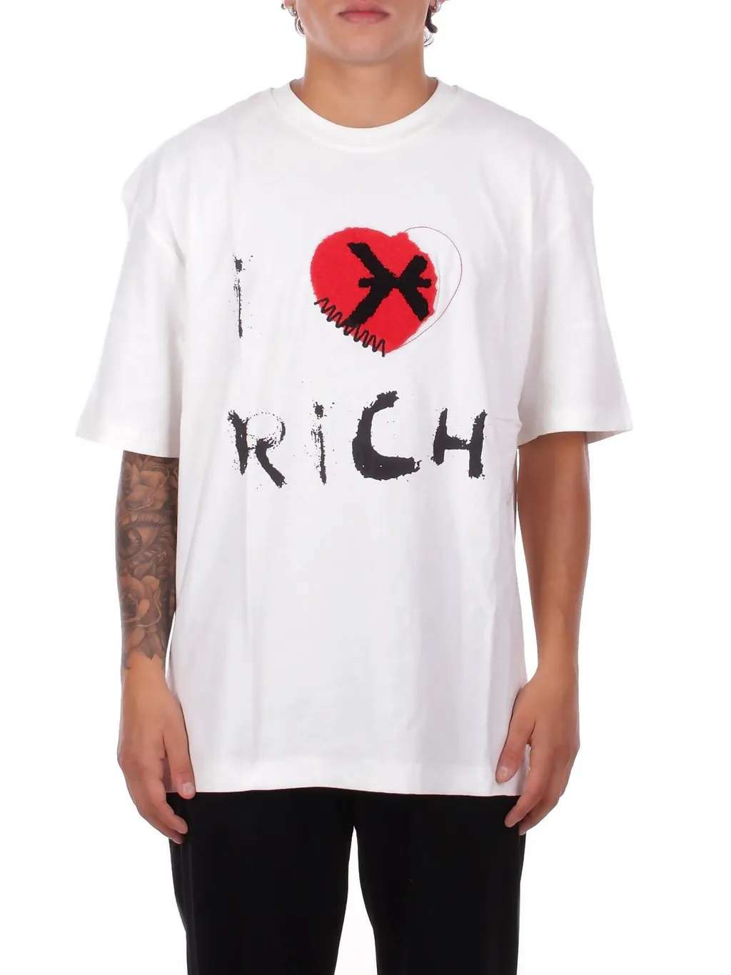 John Richmond Logo-Printed Crewneck T-Shirt