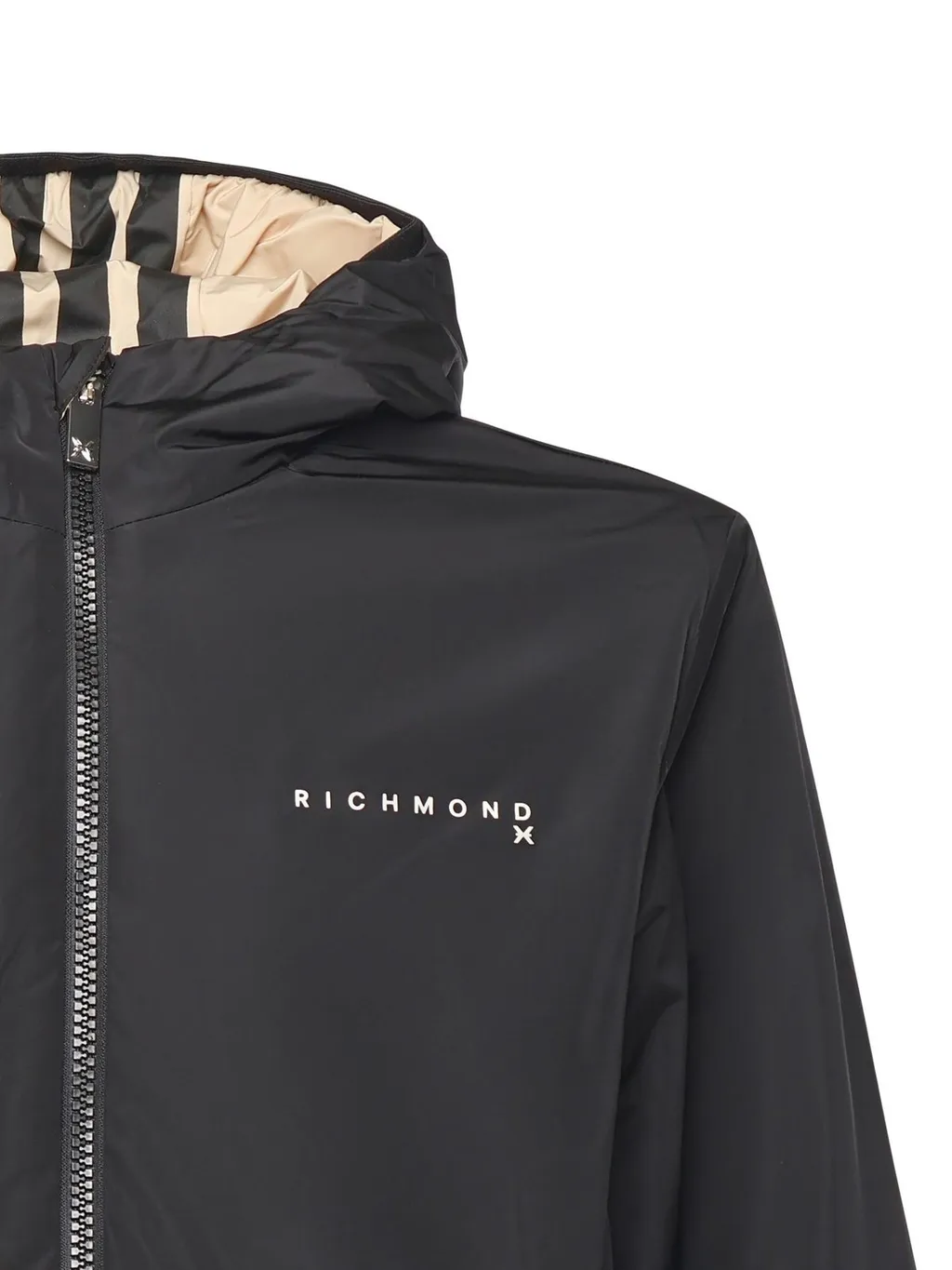 John Richmond Reversible Hooded Jacket
