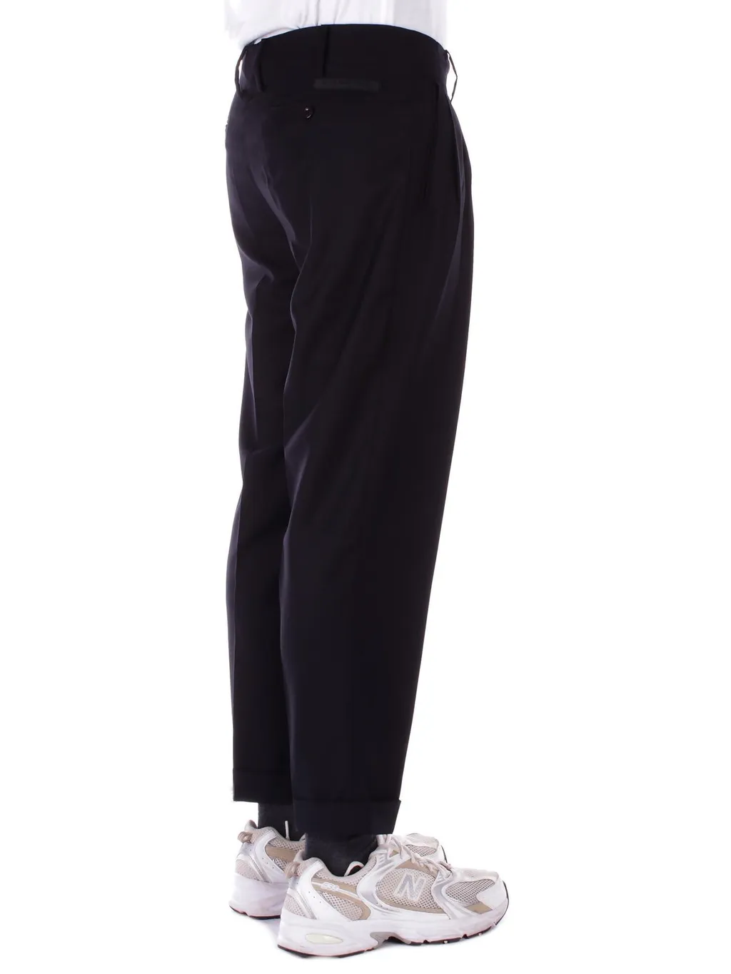 John Richmond Turn-Up Pleated Trousers