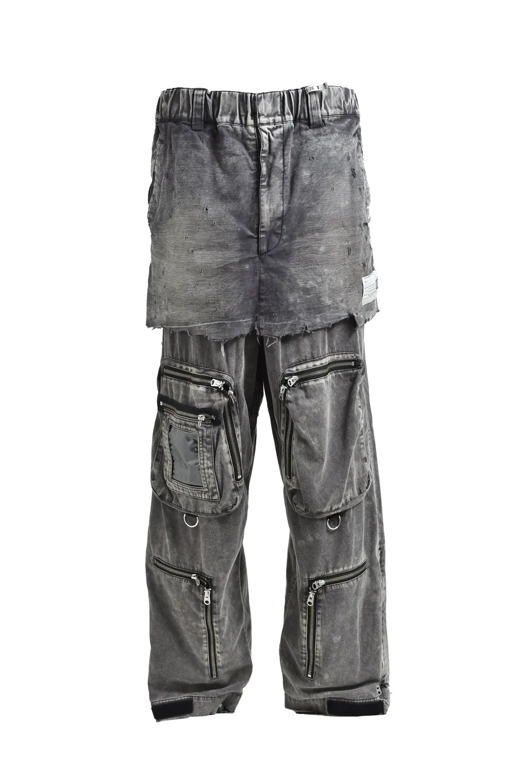 Waist Layerd Flight Pants / Blk