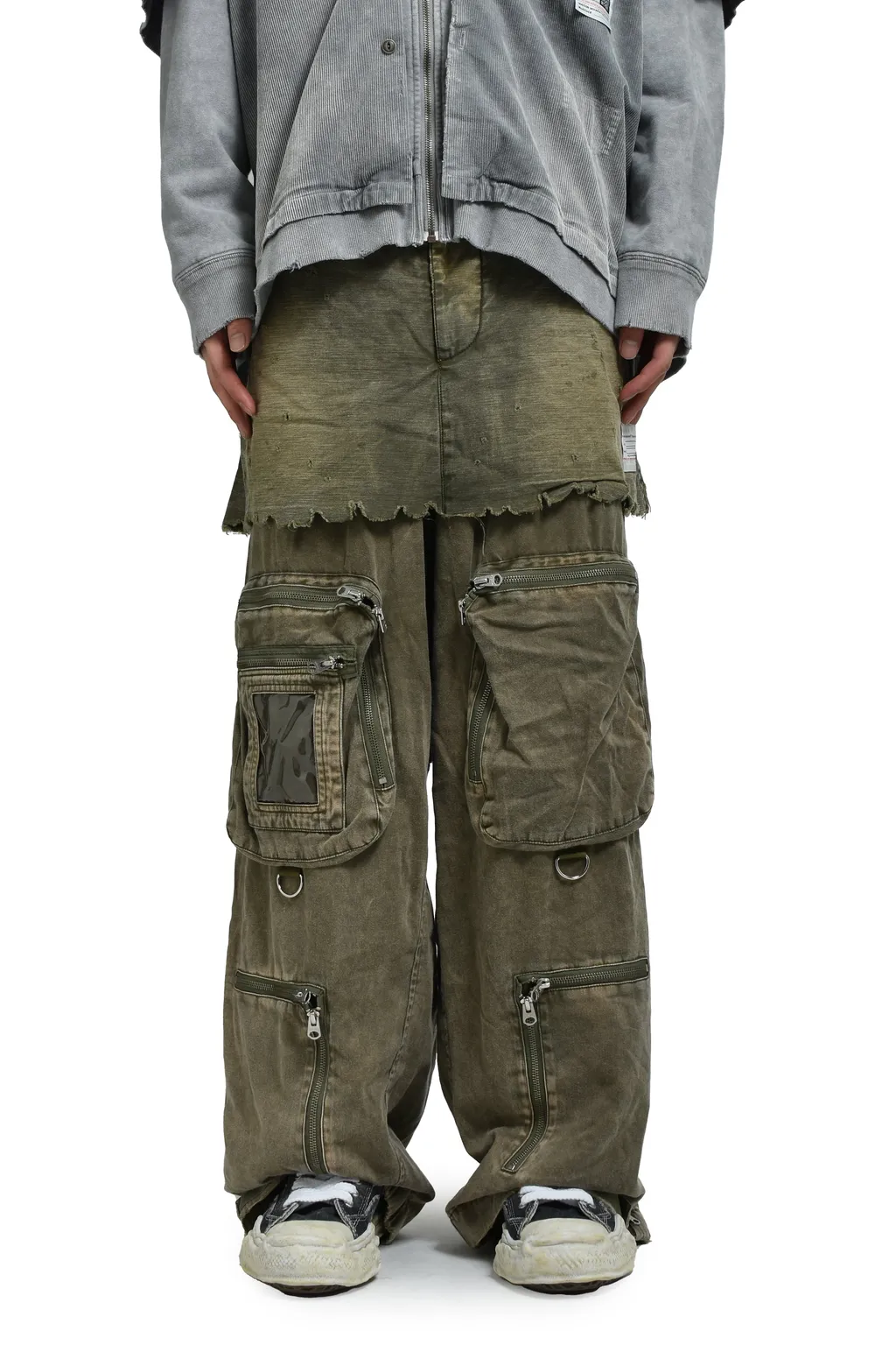Waist Layerd Flight Pants / Kha