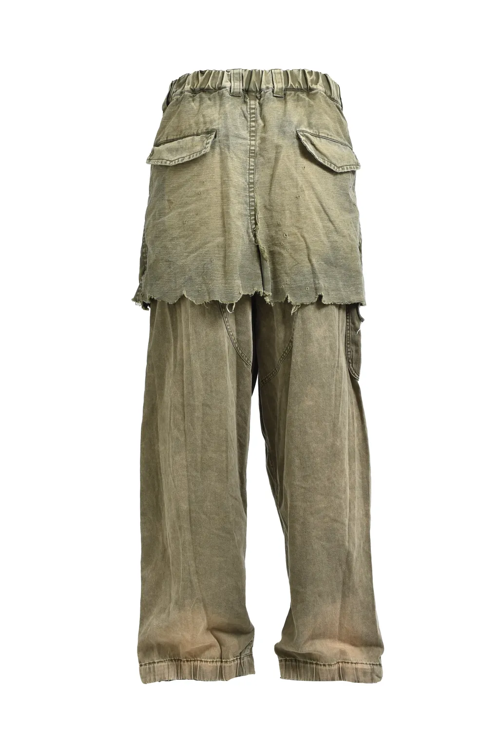 Waist Layerd Flight Pants / Kha