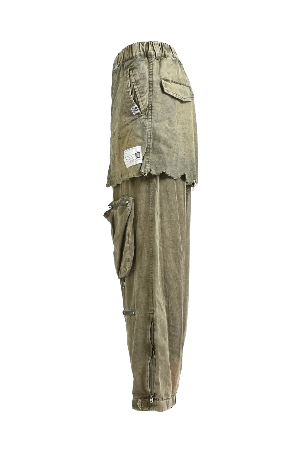 Waist Layerd Flight Pants / Kha