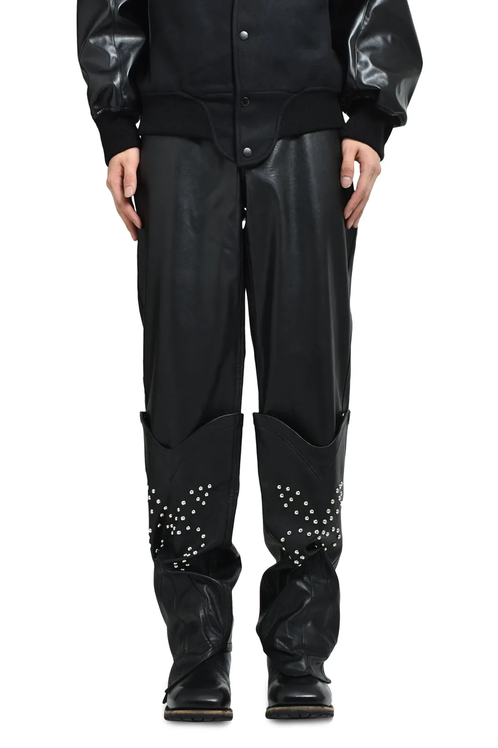 Western Boot Trousers / Black