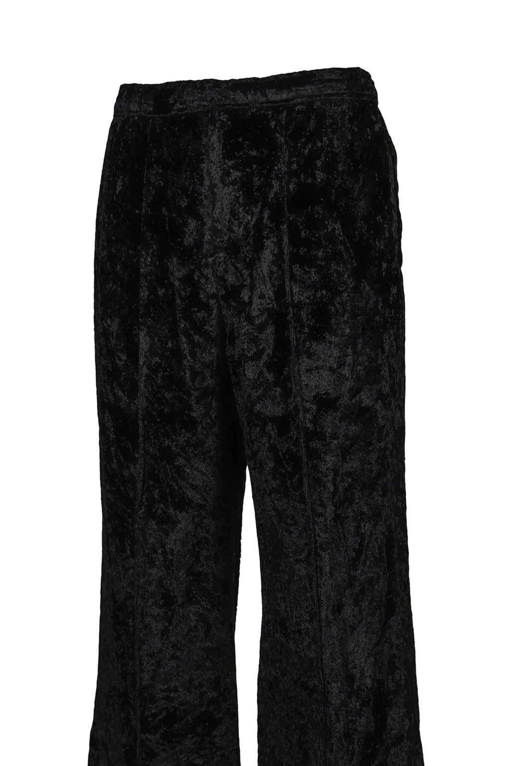 Crush Velvet Pants / Black
