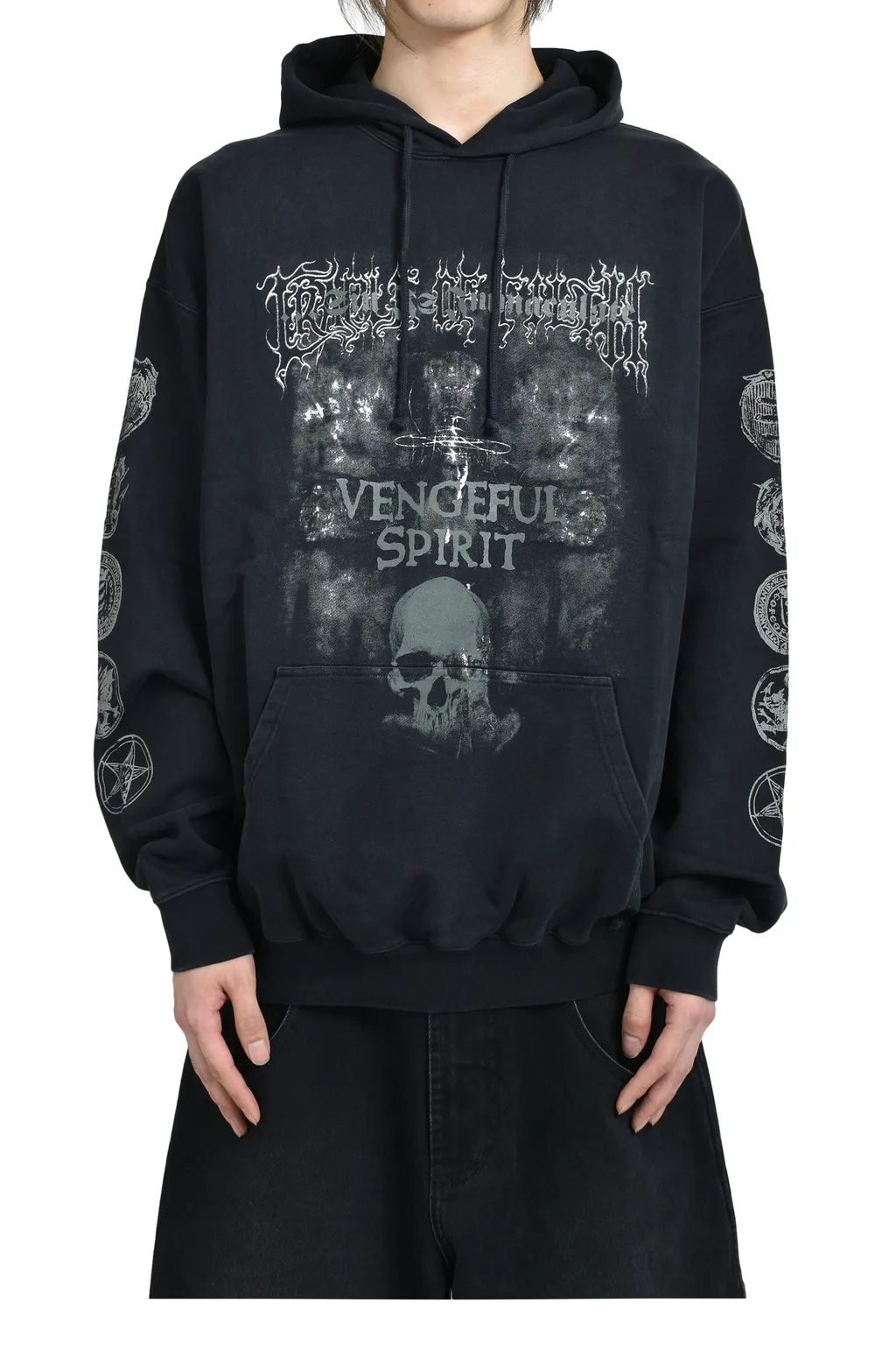 Cof Vengeful Spirit Oversized Hoodie / Blk