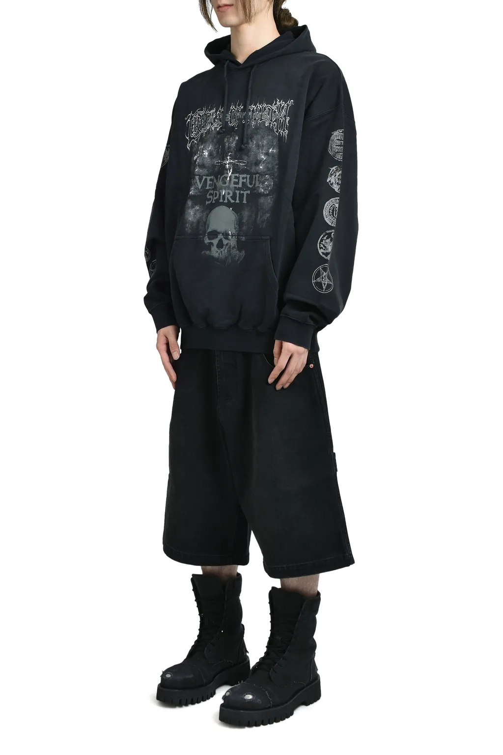 Cof Vengeful Spirit Oversized Hoodie / Blk