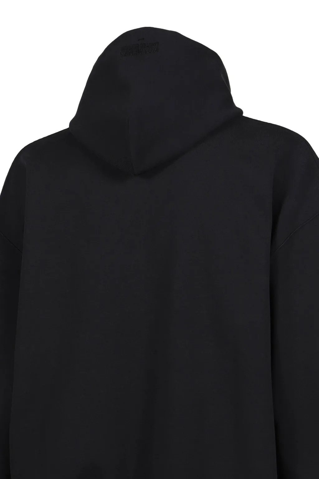 Polizei Oversized Hoodie / Washed Blk