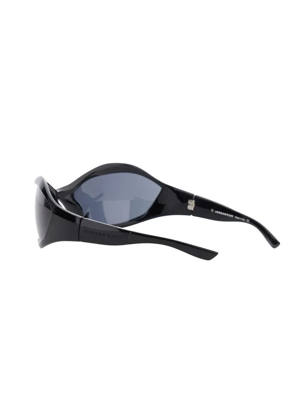 Jordanluca Engraved Logo Round Sunglasses