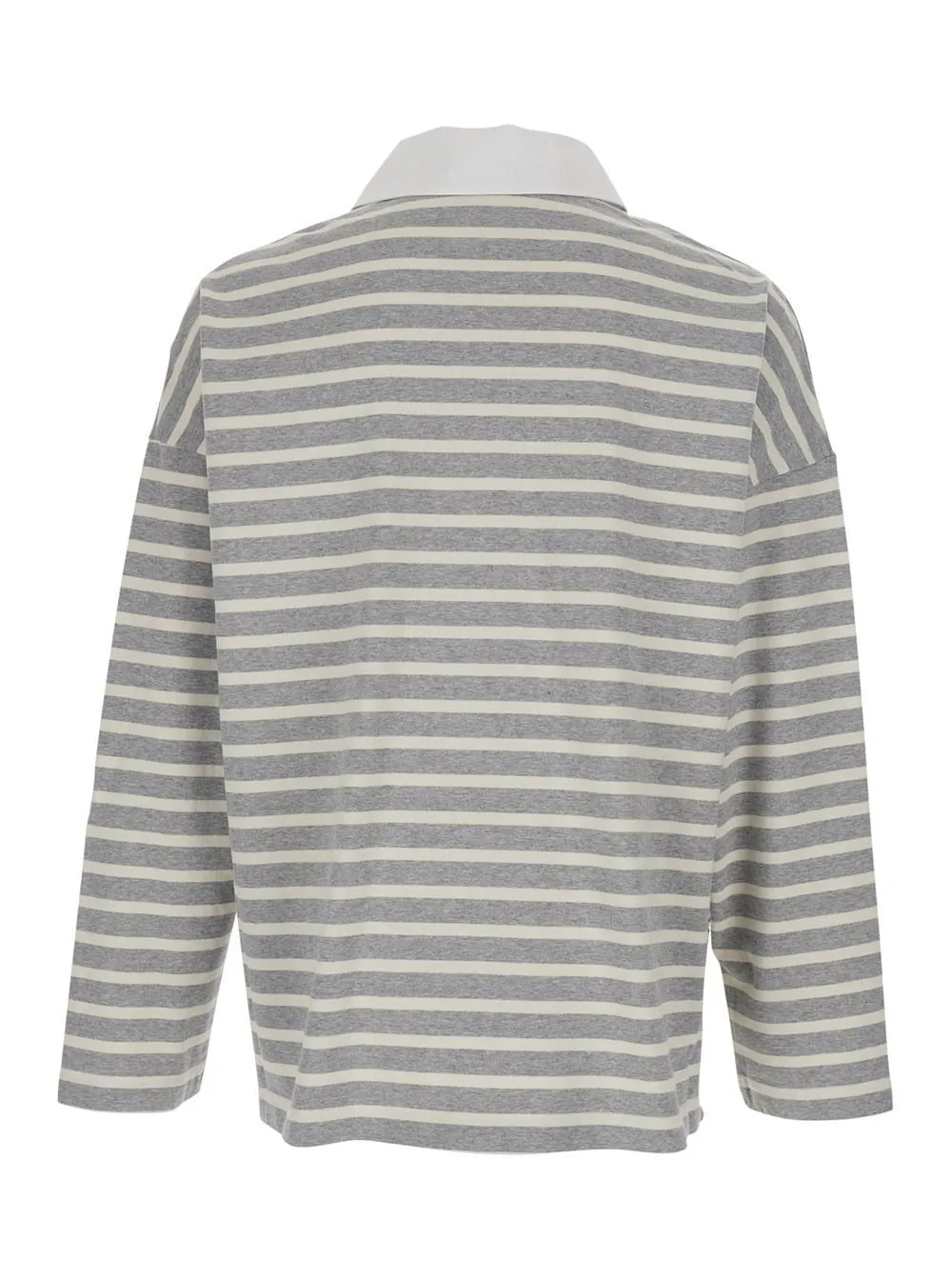 Jordanluca Striped Long-Sleeve Polo Shirt