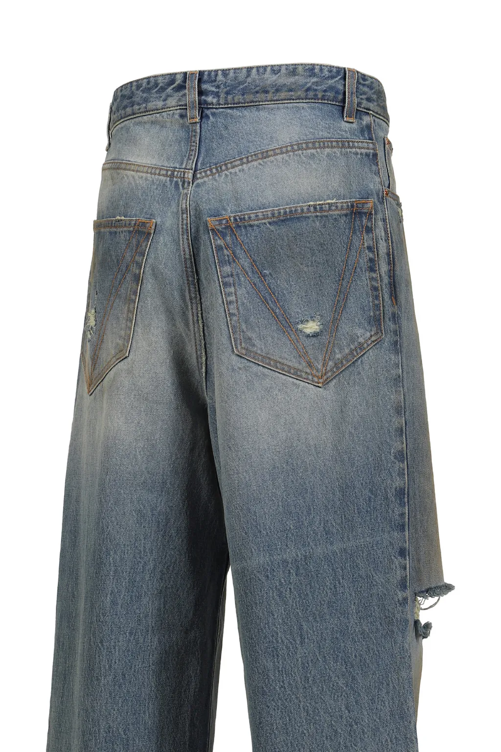 Distressed Baggy Jeans / Distressed Lt. Blu