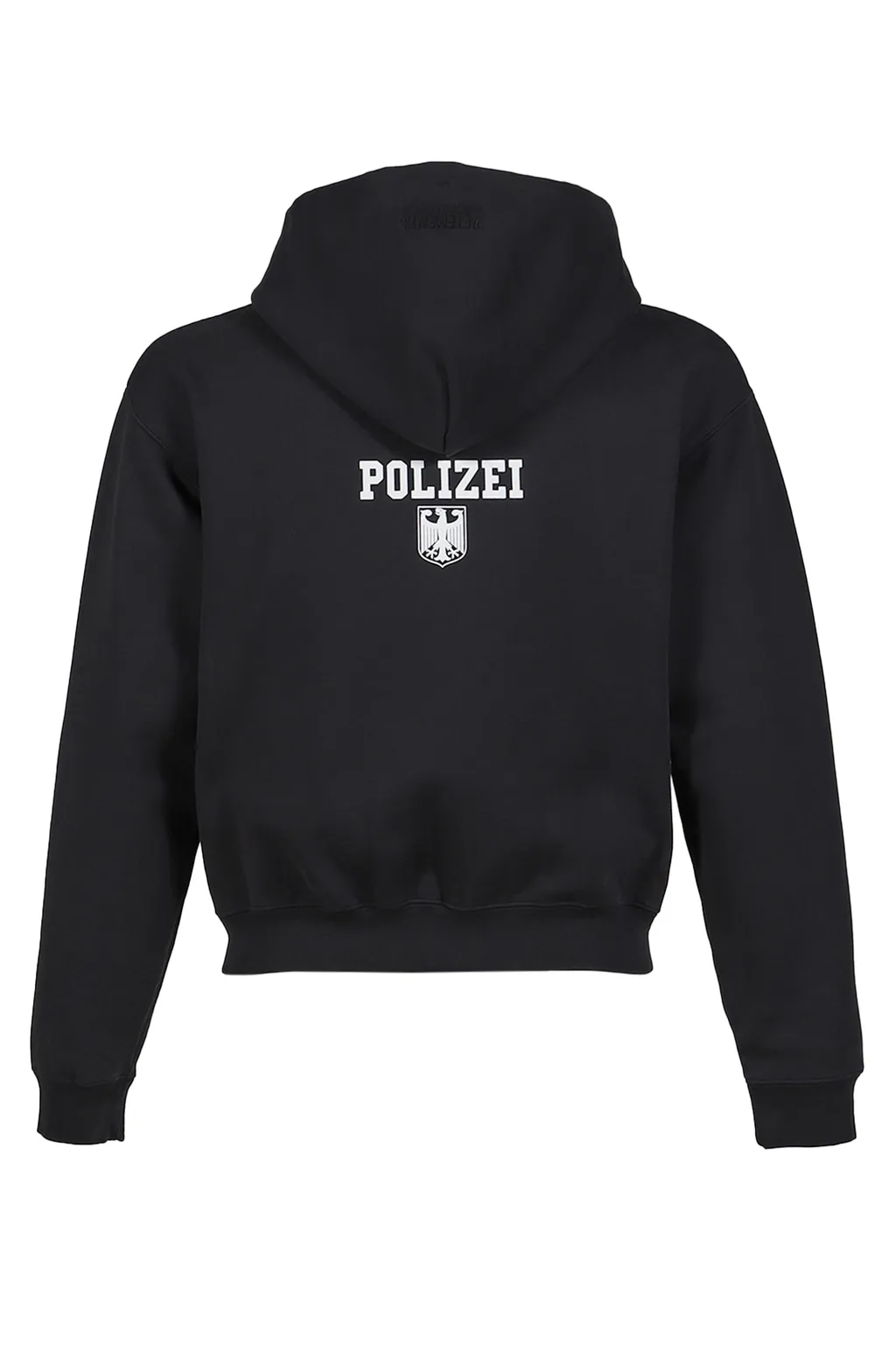 Polizei Fitted Zip-Up Hoodie / Blk