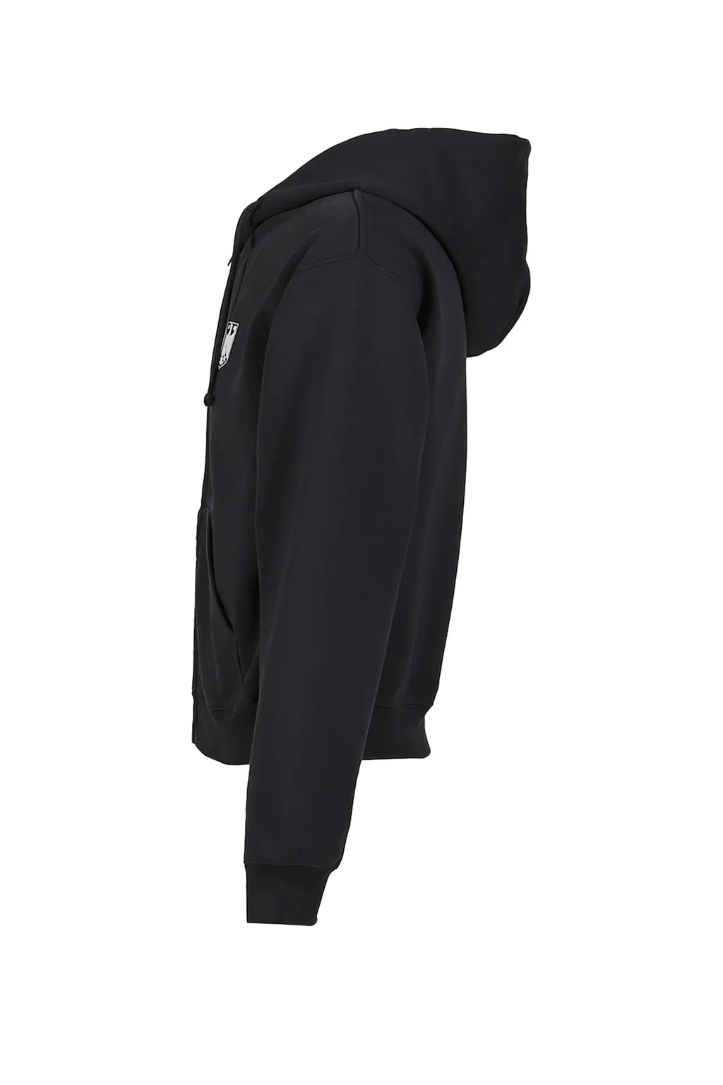 Polizei Fitted Zip-Up Hoodie / Blk