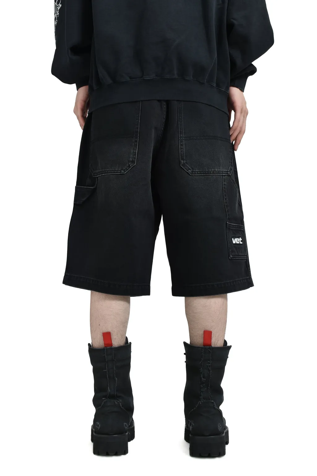 Hip-Hop Shorts / Vtg Blk