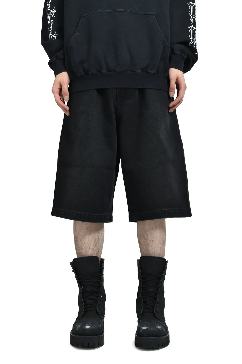 Hip-Hop Shorts / Vtg Blk
