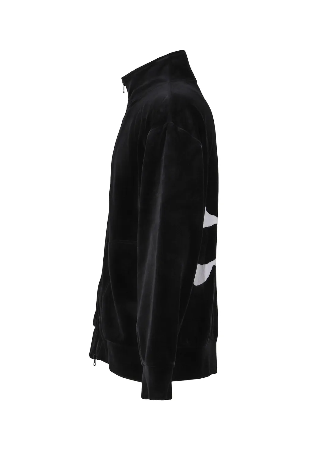 Velour Track Jacket / Black