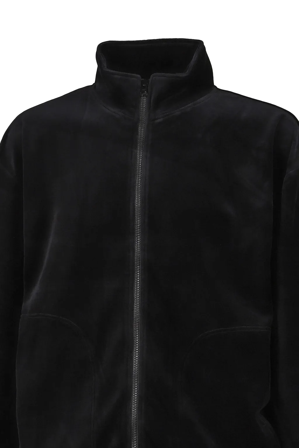 Velour Track Jacket / Black