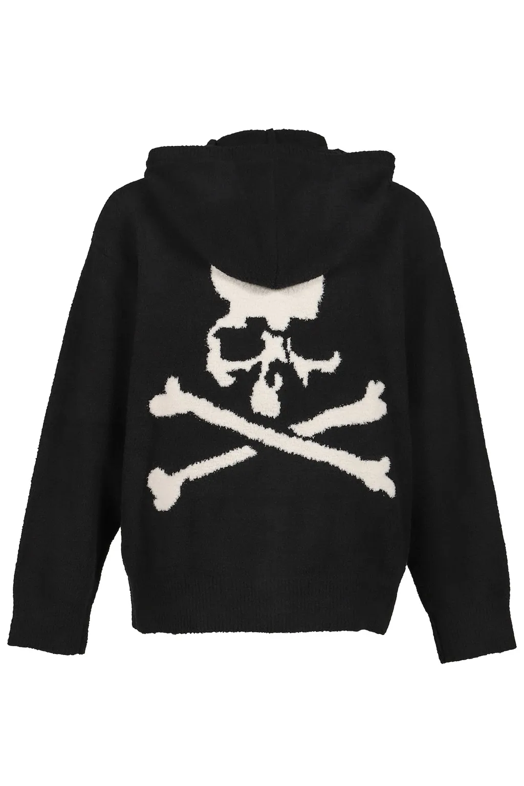 Lounge Zip-Up Hoodie / Blk X Wht