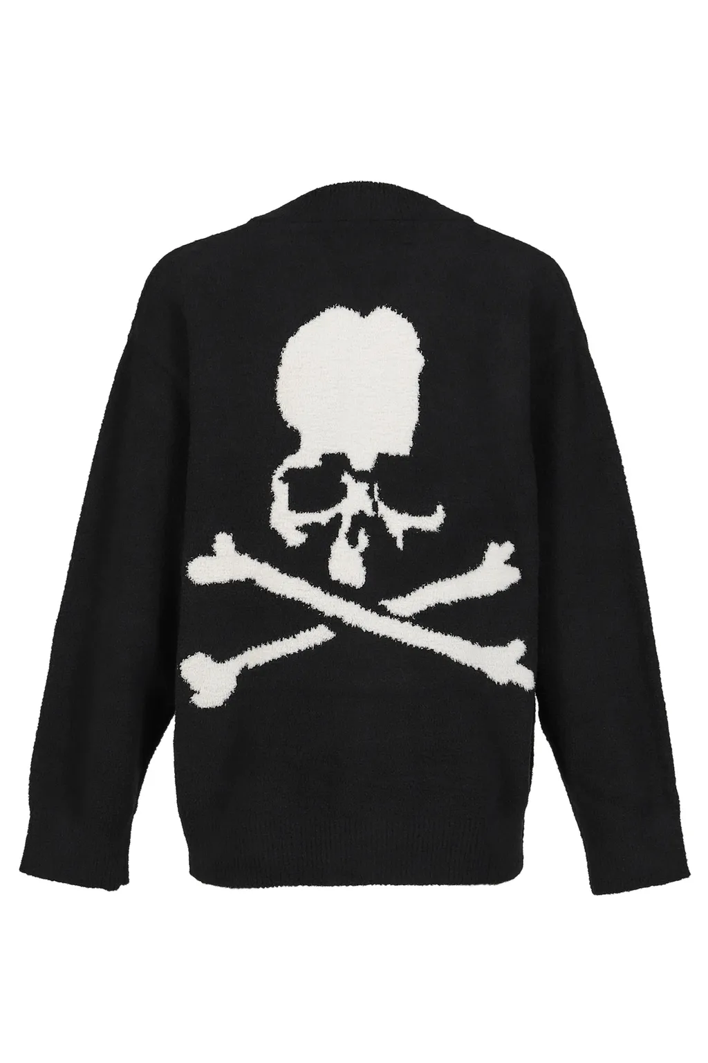 Lounge Cardigan / Black X Wht
