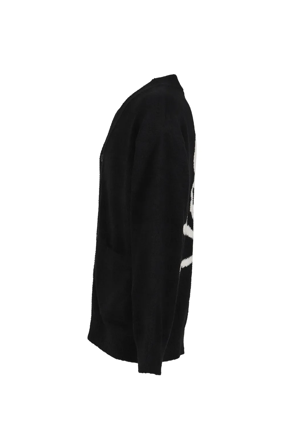 Lounge Cardigan / Black X Wht