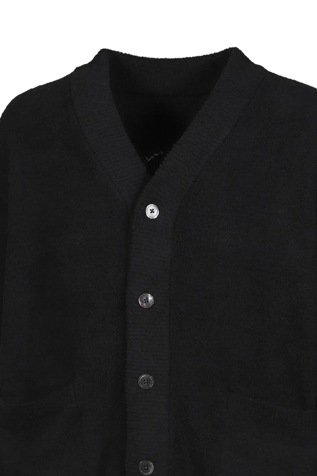 Lounge Cardigan / Black X Wht