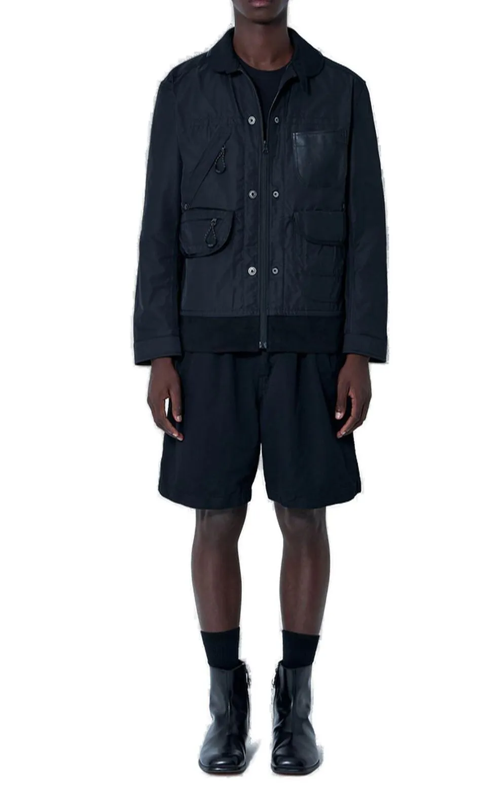 Junya Watanabe Oakley Zipped Laminated Jacket