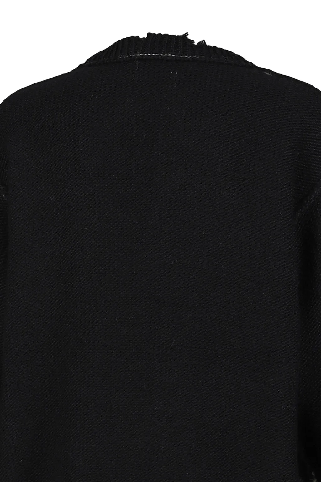 Glow-In-The-Dark Skull Knit Pullover / Blk