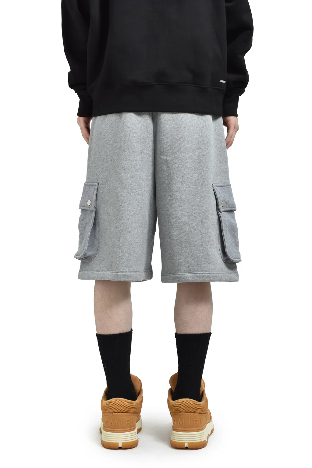 Amiri Stencil Cargo Short / Gry
