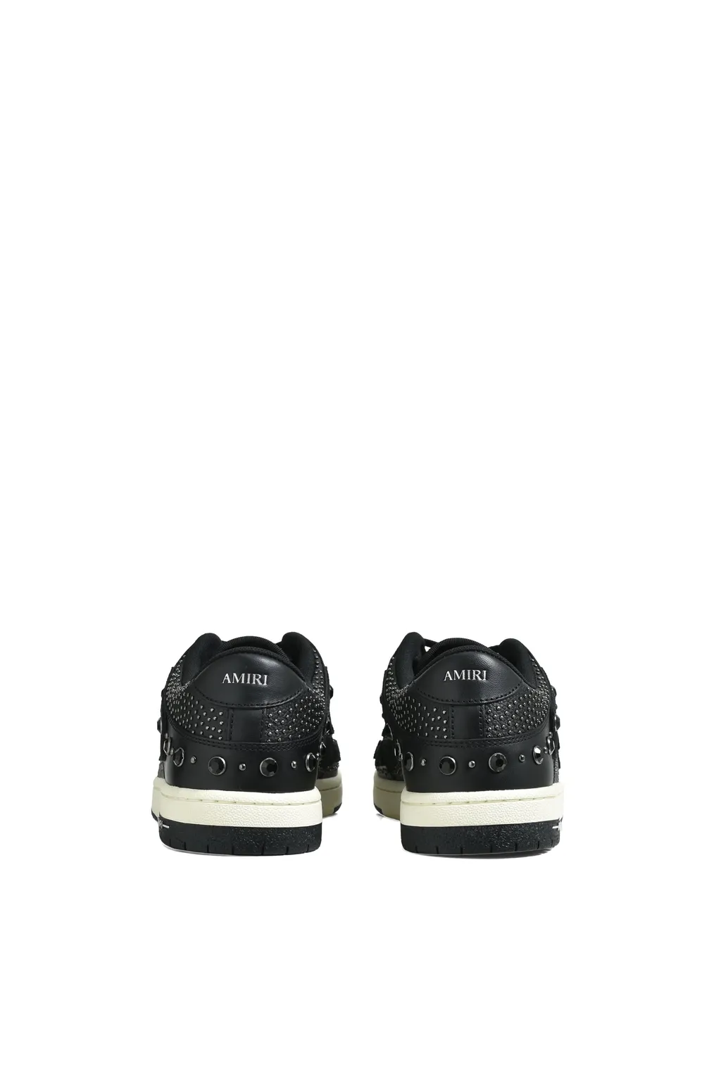 Crystal Studded Skel Top Low / Blk