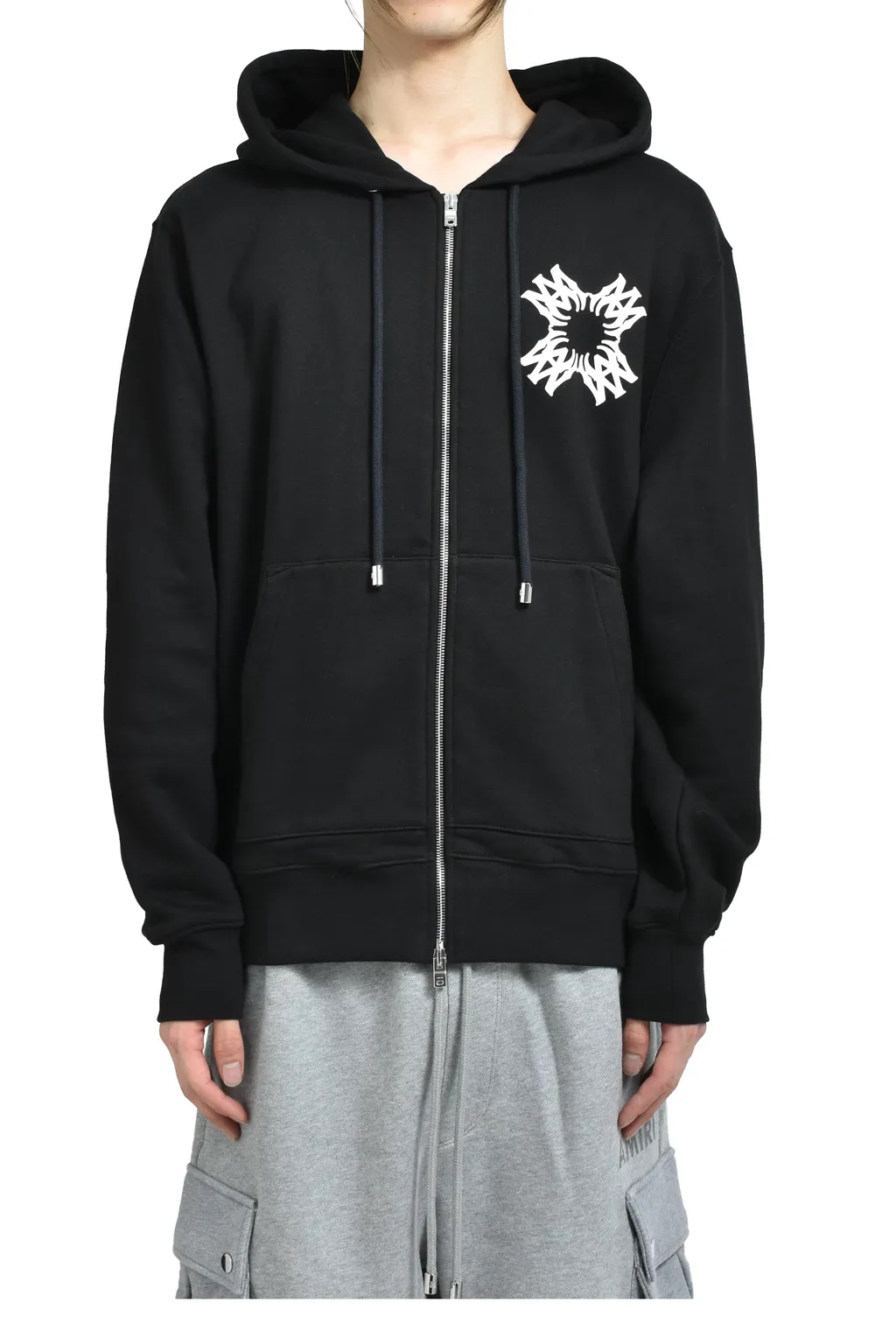 Ma Quad Zip Up Hoodie / Black