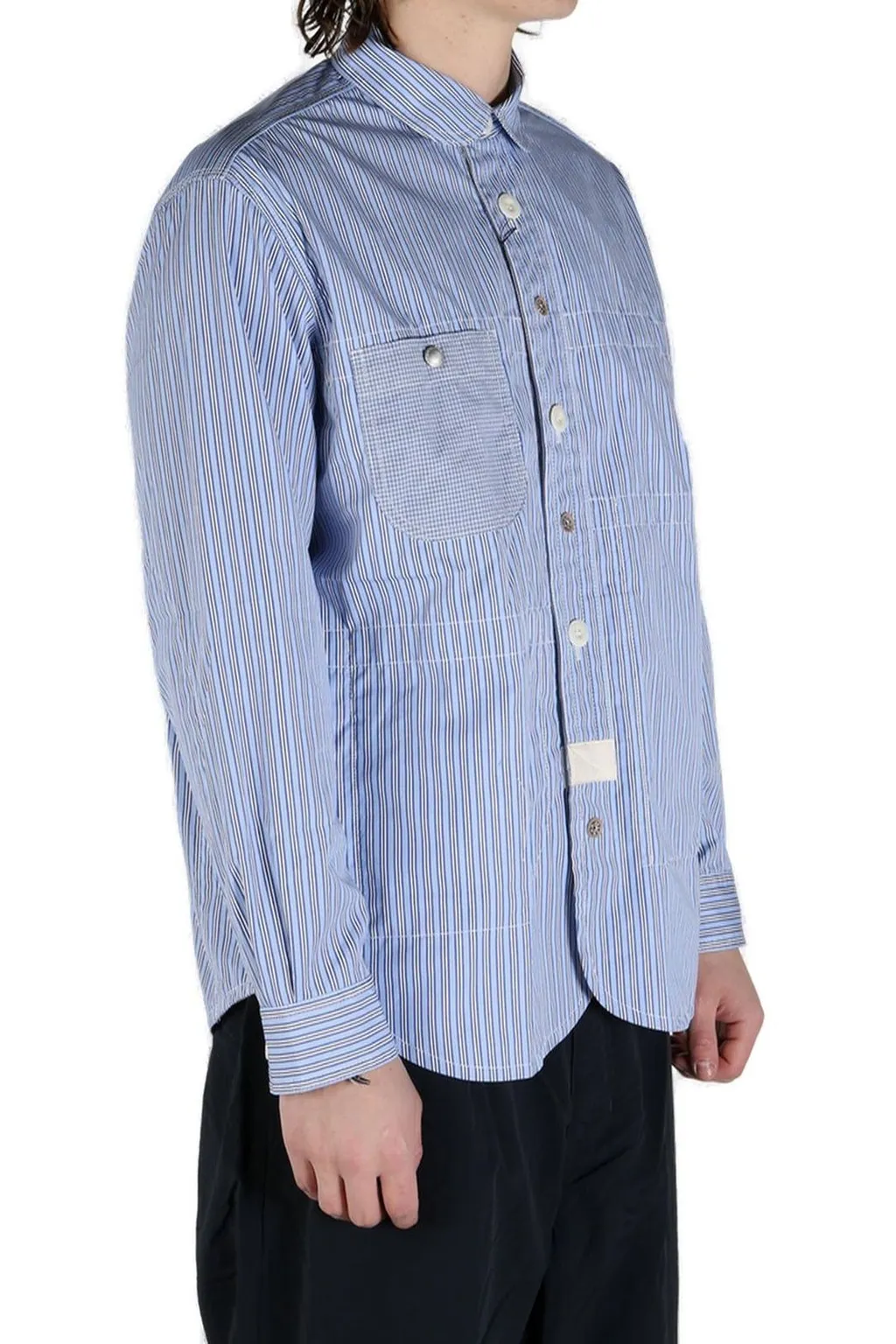 Junya Watanabe Striped Buttoned Shirt