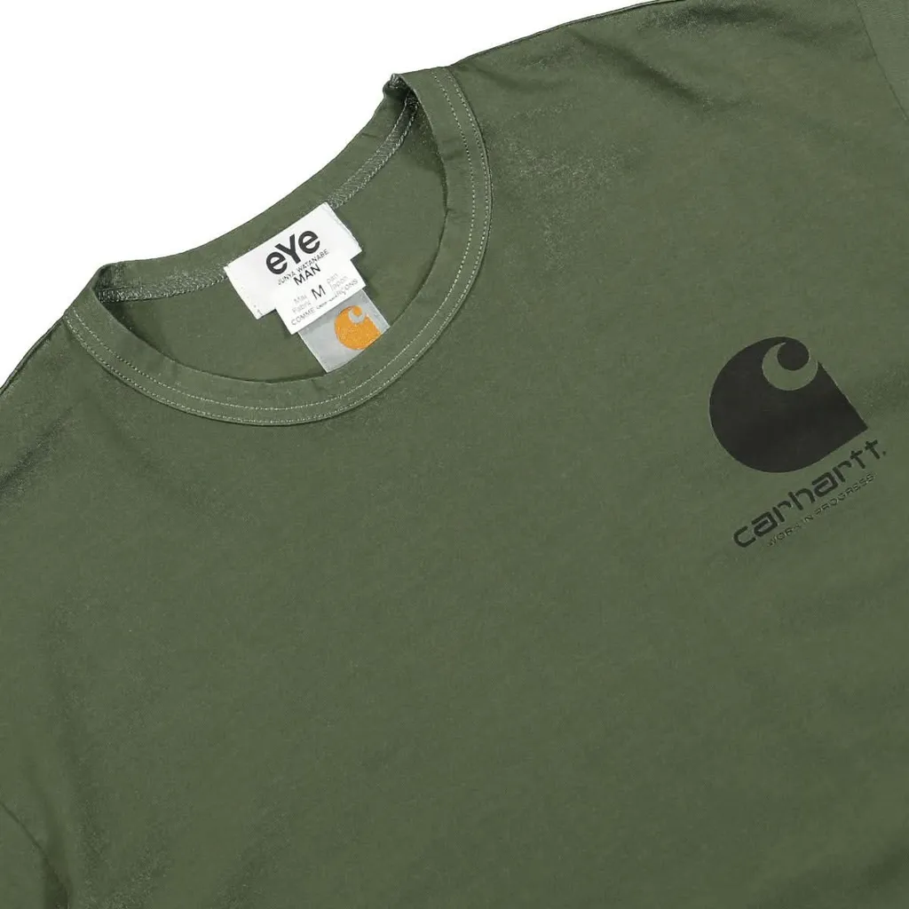 Junya Watanabe X Carhartt Wip Logo Printed Crewneck T-Shirt