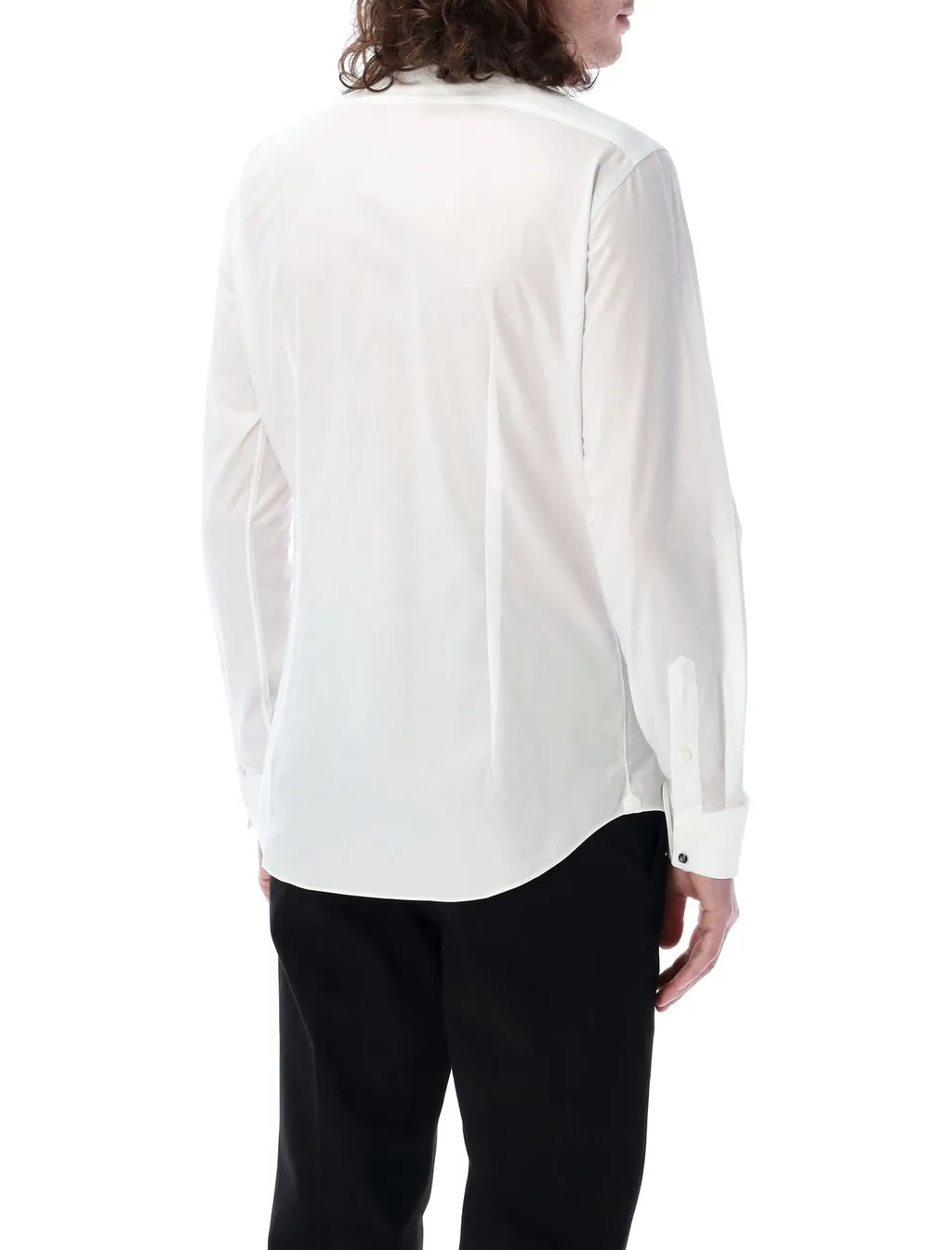 Junya Watanabe Long-Sleeved Curved Hem Shirt